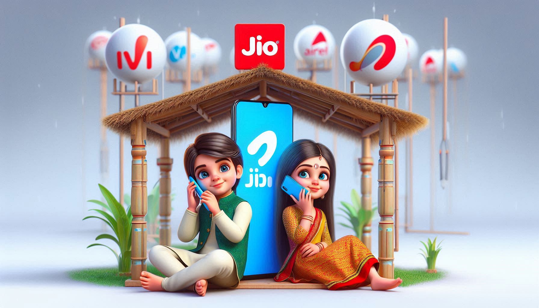 Jio, Vi, Airtel